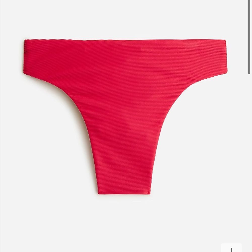 J Crew - NWT - Size XXS - Ribbed high-rise cheeky bikini bottom